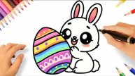 КАК НАРИСОВАТЬ КАВАИЙНОГО КРОЛИКА 🐇