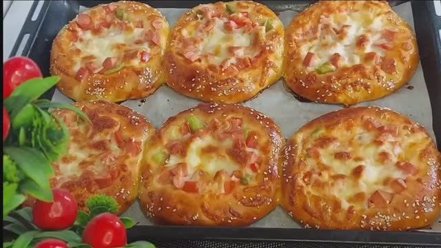 ВКУСНЕЙШАЯ МИНИ ПИЦЦА КАК В ШКОЛЕ🔥🔥 Самый Простой Рецепт🔥🔥