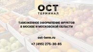Растаможка фруктов