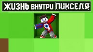 😱Майнкрафт, но я выживаю внутри одного пикселя..