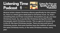 English Listening Podcast - Christmas
