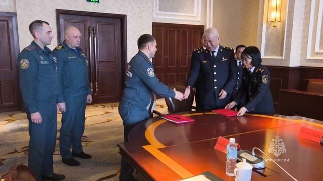 Международные переговоры делегаций МЧС Приамурья и Хэйлунцзянского Управления морской безопасности