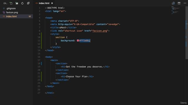 4. Understanding the style Tag & Creating a .css File
