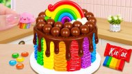 Мультики залипалки. Мини-десерт - Радужные шоколадные торты 🍫🌈. Смотреть онлайн мультики