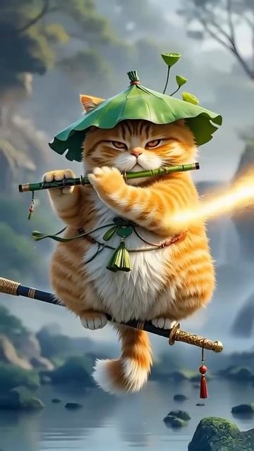 Рыжий котик и его жизнь