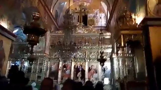 Храм Преображения Господня на горе Фавор.