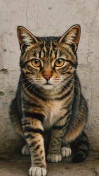 Кот из граффити