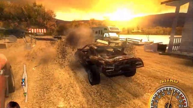 FlatOut 2 часть (2) крыша отлетела ввысь