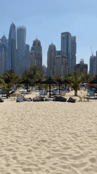 Maldives like beach in Dubai #Dubai #дубай #оаэ #эмираты #travel #dubaimall #burjkhalifa #shorts