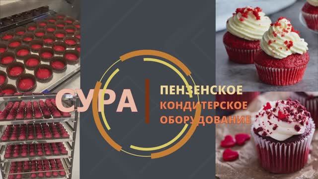 Производство КЕКСОВ и МАФФИНОВ с начинкой и без начинки на отсадочной машине СУРА-СД