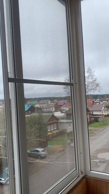 The weather outside the window in our village: ждем теплые майские дни