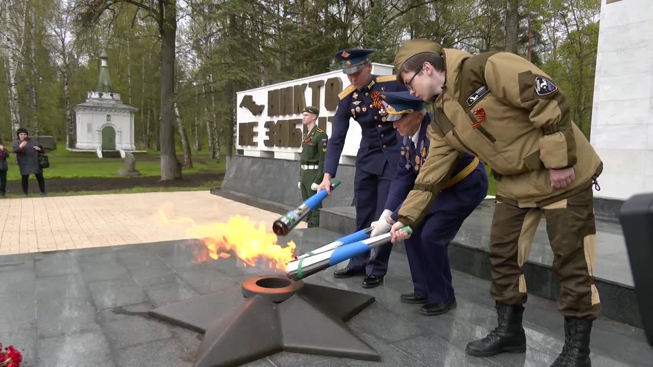 Вечный огонь вновь вспыхнул в Костроме