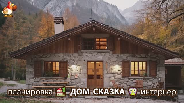 Сказочный дом мечты – 3D идея для вдохновения с планировкой и интерьером 🏡🏚️🏠 вариант (103)