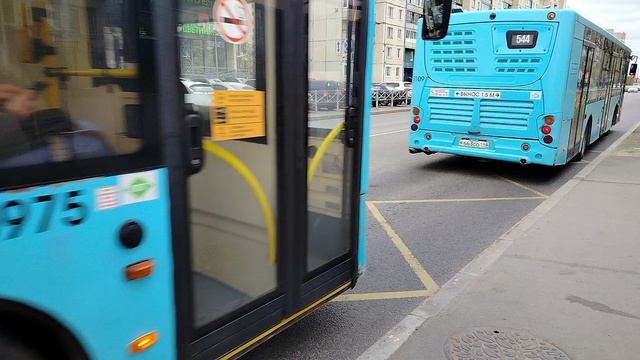 Автобус 544 маршрут Волгабас 5270.G4 7109 и 540 маршрут Волгабас 5270.G2 5975 Колпино Тверская Улица