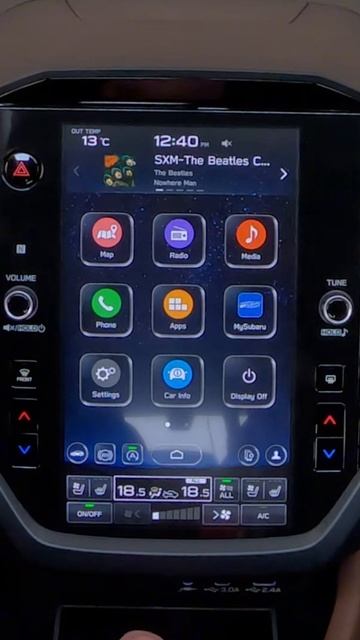📺 Новый экран Subaru Forestrer #subaruforester #subaru #2025subaruforester #субаруфорестер #субару