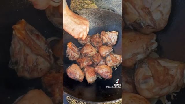 Курица в казане 🔥 🐔