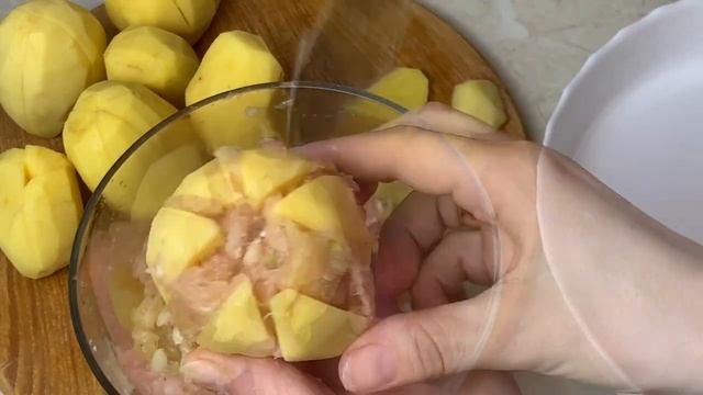 ФАРШ+КАРТОШКА! Картофельные лилии с мясом! Рецепт Вкусно и просто!
