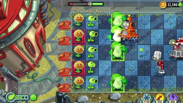 Растение против зомби 2.13 уровень (pvz 2)