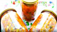 ЗАЖАРКА из ОВОЩЕЙ на ЗИМУ (два рецепта)! Палочка выручалочка в приготовлении блюд!