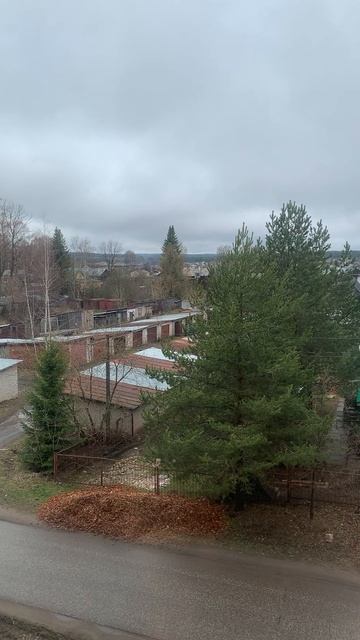 The weather outside the window in our village: когда придет тепло?