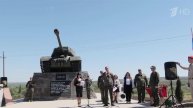 В ДНР после реставрации открыли мемориальный комплекс в честь героев-танкистов Великой Отечественной