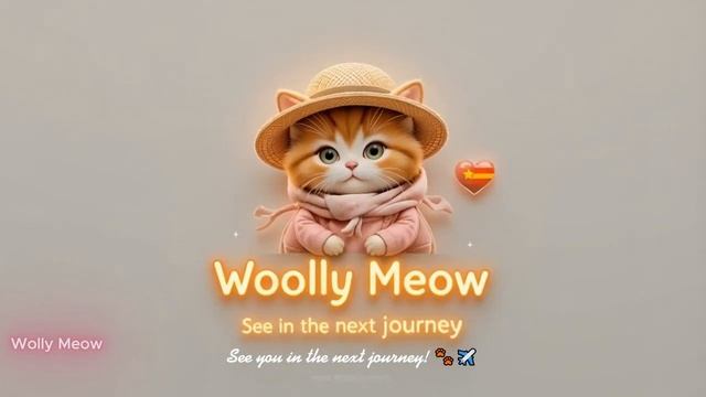 Woolly Meow & Tiny Cat’s Joyful Vietnam Adventure – From Parade Cheers to Garden
