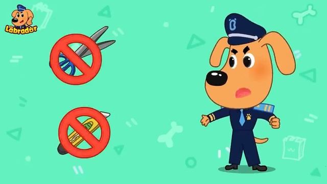 🍦Куда пропал цыплёнок | Безопасность детей | 🔍Сборник мультиков для детей | Шериф Лабрадор 👁