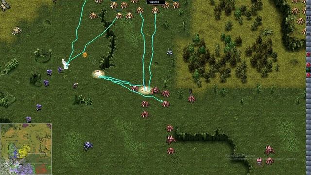 KKND KROSSFIRE2 4K- 1 против 7 - hard level -The weak point - (слабое место)
