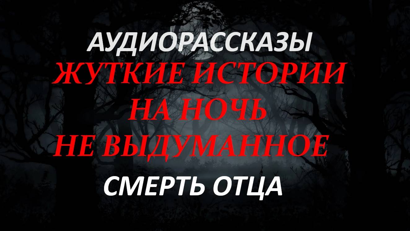 СТРАШНЫЕ РАССКАЗЫ НА НОЧЬ-СМЕРТЬ ОТЦА