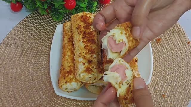 Завтрак для ленивых за 5 минут🔥🔥 Вкусный, быстрый завтрак на скорую руку🔥🔥 Рецепт завтрака🔥🔥