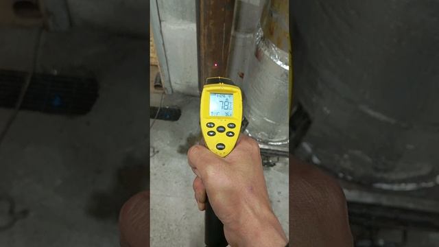 котел двухоборотный самовар, первый запуск в гараже