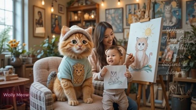 Woolly Meow & Tiny Cat in Singapore – 36 Scenes That Will Melt Your Soul!