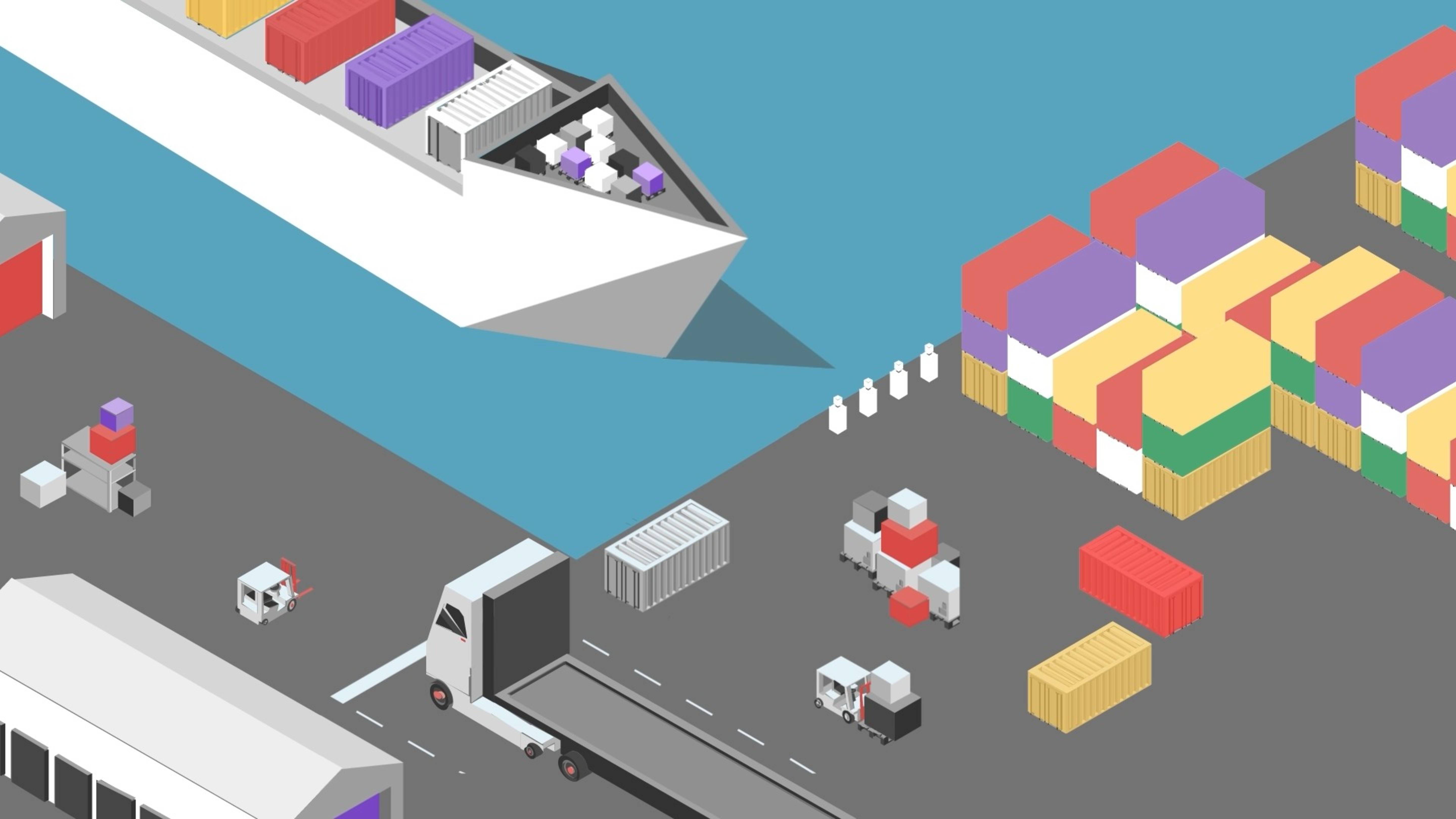 Цифровой двойник порта (Политехнический музей)