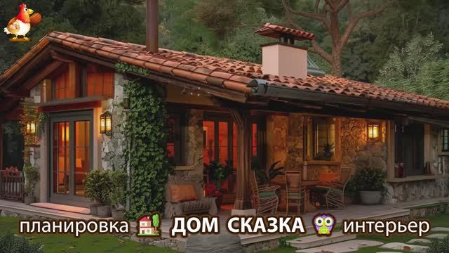 Сказочный дом мечты – 3D идея для вдохновения с планировкой и интерьером 🏡🏚️🏠 вариант (101)