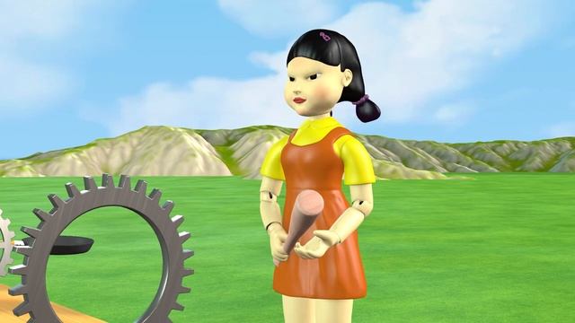 Scary Teacher 3D vs Squid Game Crazzy Ninja Fruit vs Honeycomb Candy Shape 5 Times Challenge(720P_HD