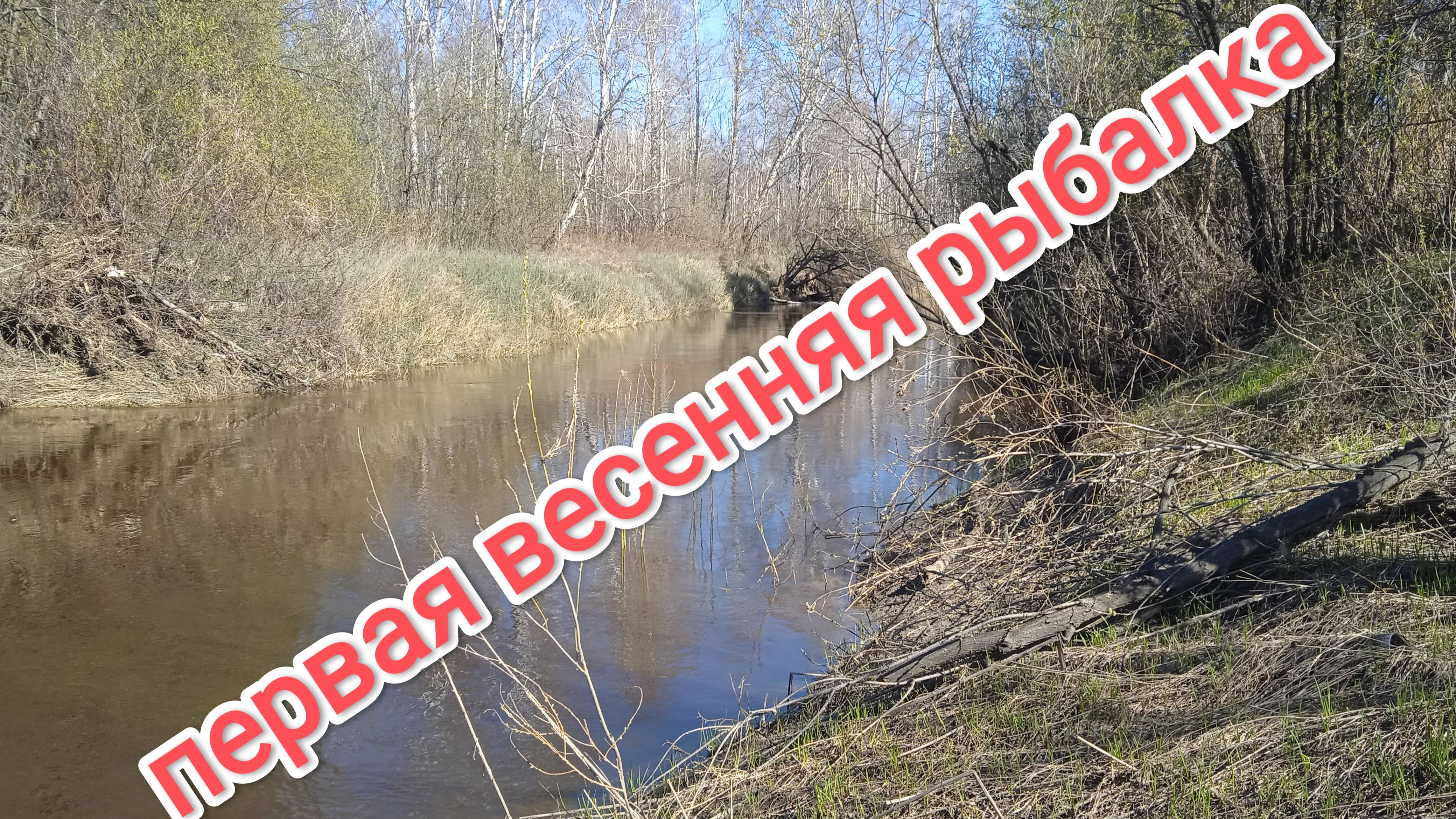 Первая весенняя рыбалка в Сибири 2025 на таежной речке