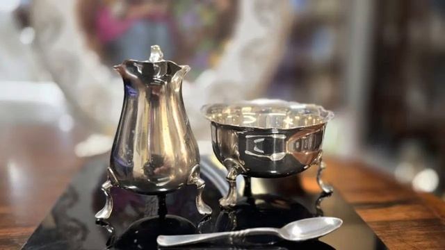 #SterlingSilverTeaSet #RegalTeaTrio #VintageTableware #AntiqueCollectibles #AntiquorumShop
