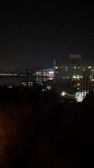 Луна над морем в Адлере