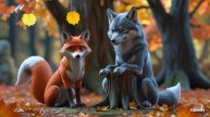 🎵🐺 «Добрый Волк» — детский Мультик-клип про лесного друга
