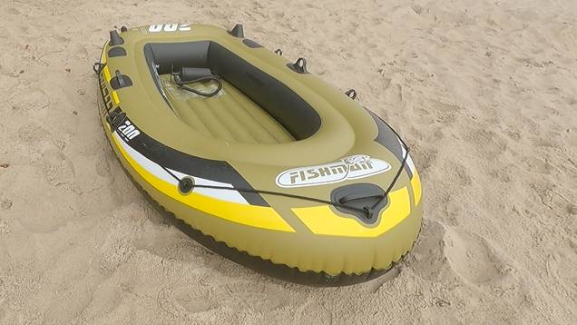 Туманный обзор китайской лодки ПВХ Fishman 200 и первый Сарган. Часть 2 #fishman200