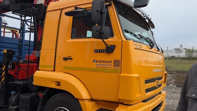 Отгрузили КАМАЗ 65116 с КМУ KANGLIM 2056 в Краснодар