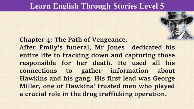 LEARN ENGLISH THROUGH STORIES ✅Level 5. Mystery Detective story. #learnenglish #detective #audiobook