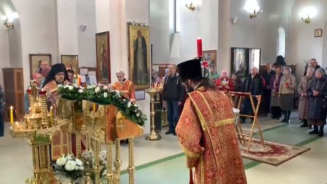 Водосвятный молебен