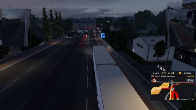 ETS 2 Везем груза в конвое №1