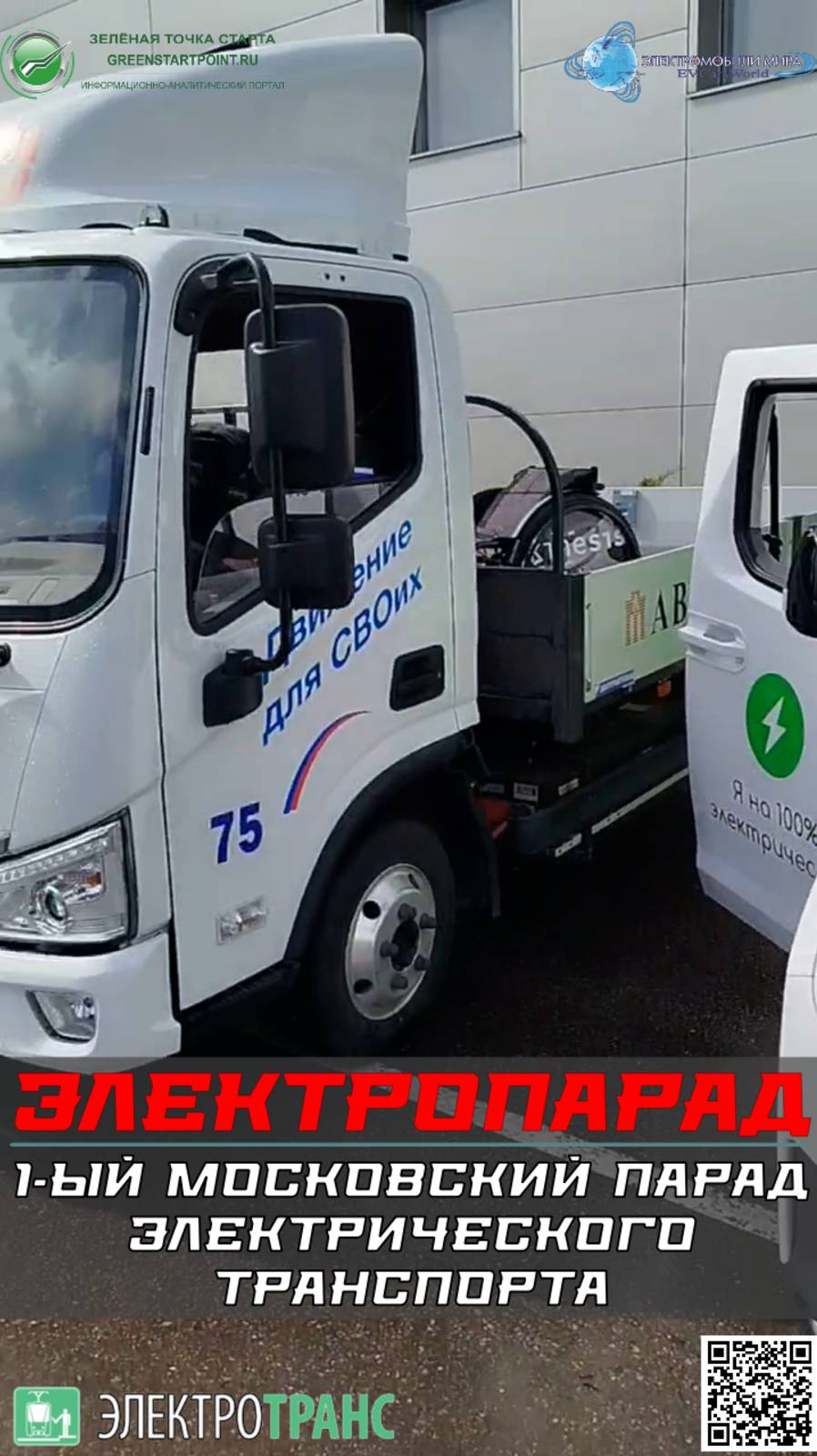1-ый Московский ЭлектроПарад 2025 - начало праздничного построения.