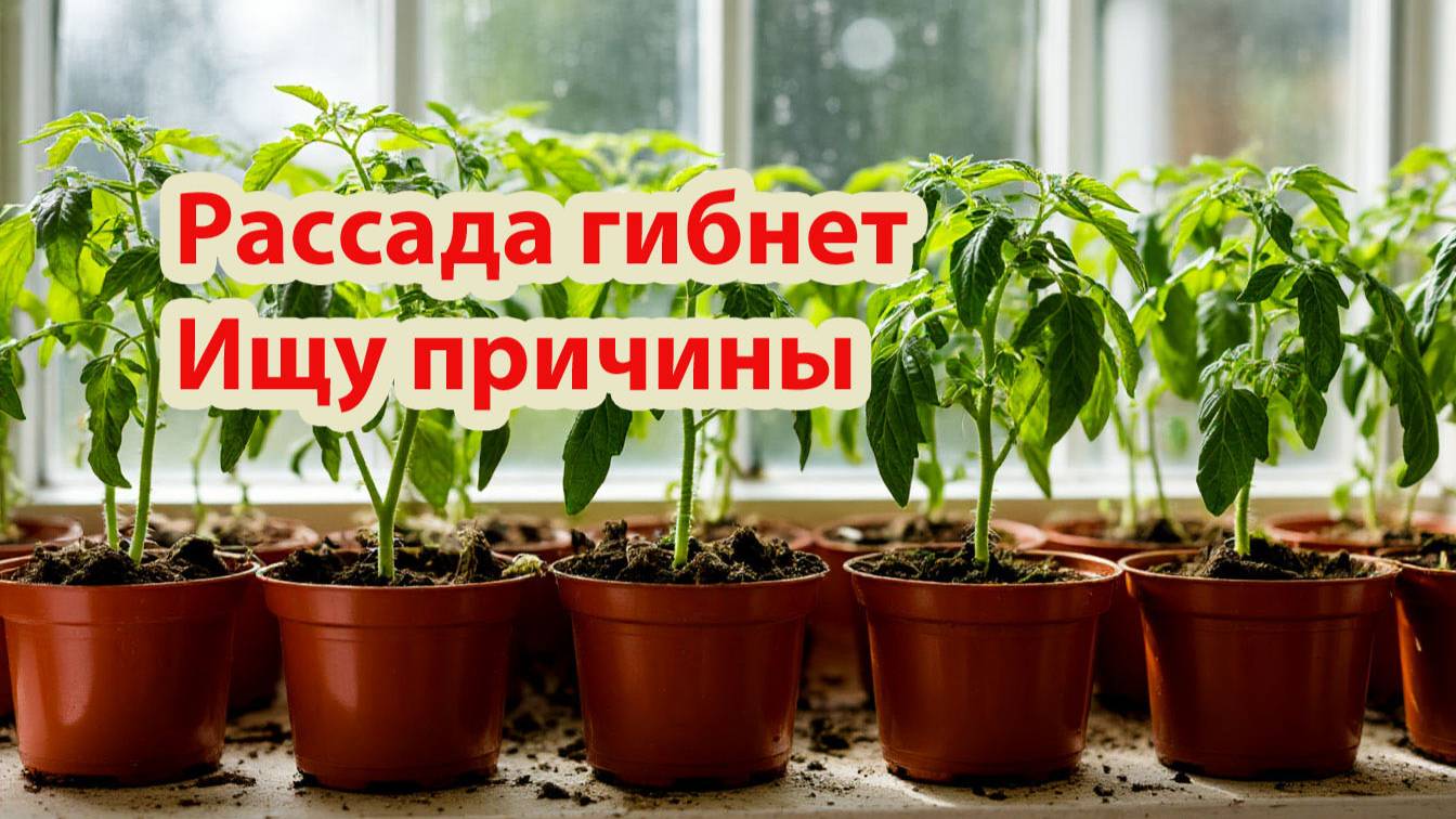 Рассада дохнет часть 1