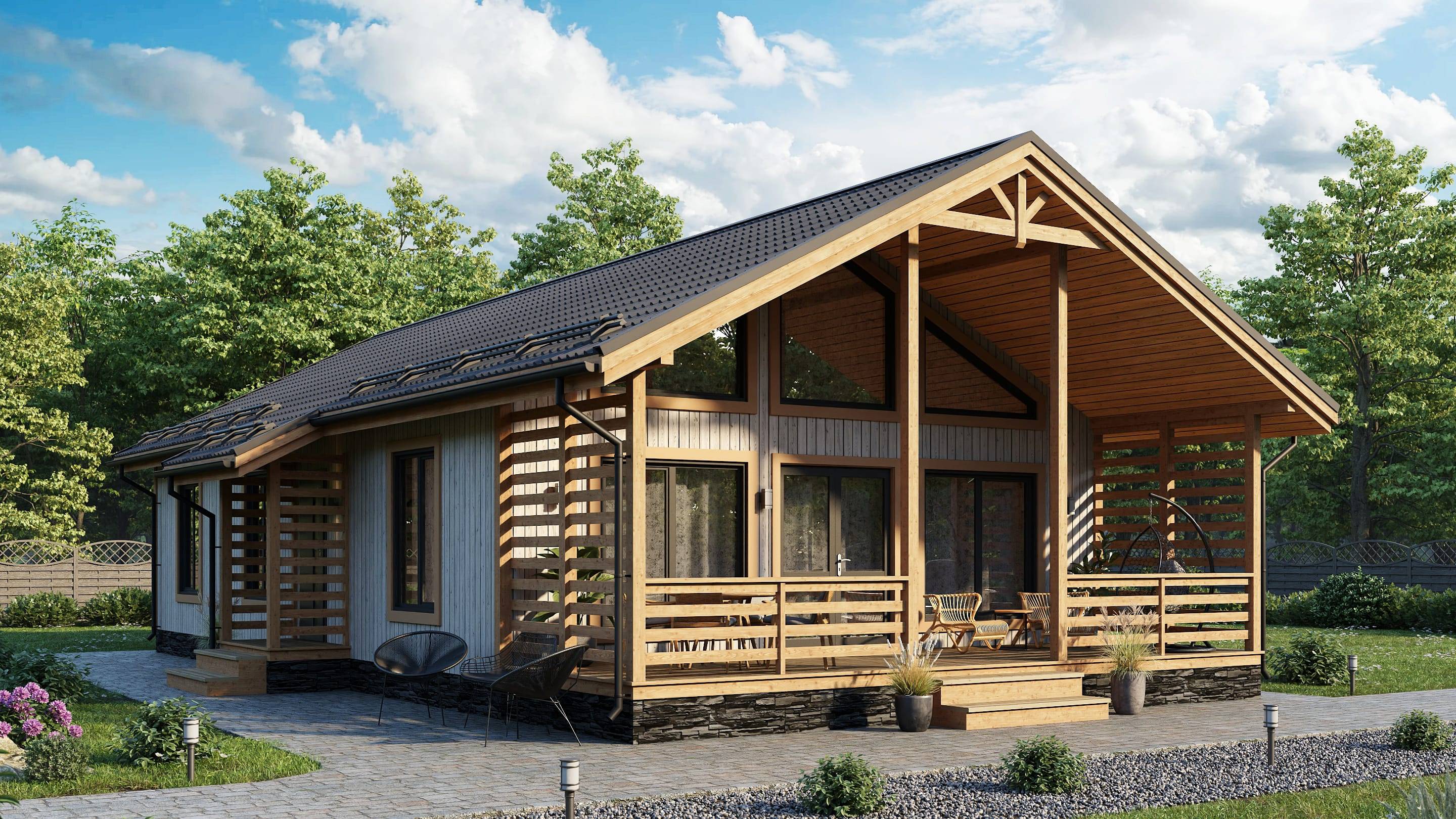 Каркасный дом Стивер 8х13