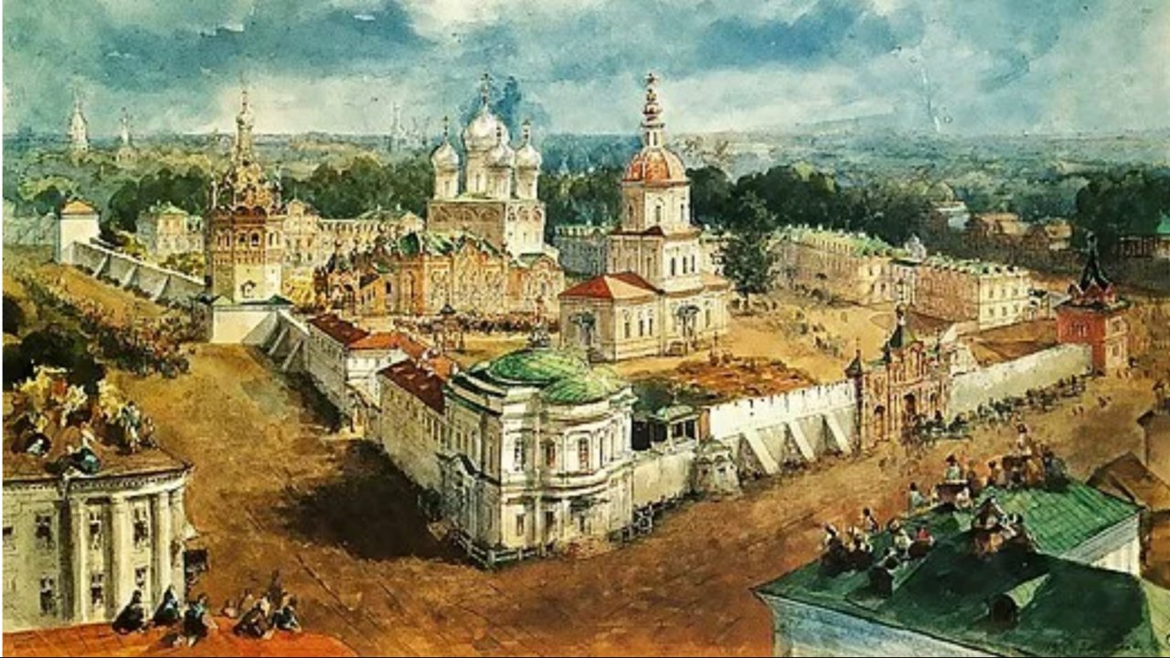 Смоленская фреска-икона в часовне Богоявленско-Анастасиина монастыря г.Кострома