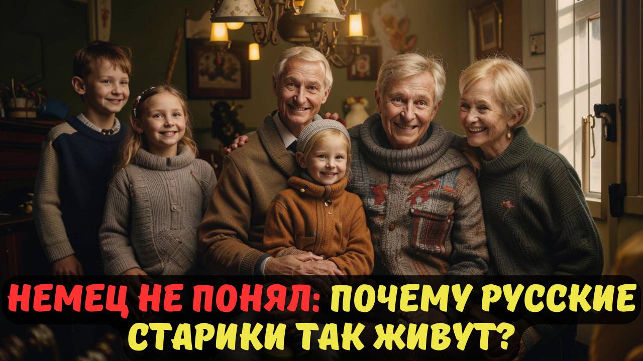 НЕМЕЦ НЕ ПОНЯЛ: ПОЧЕМУ РУССКИЕ СТАРИКИ ТАК ЖИВУТ?