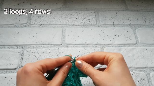 Вяжем самую выразительную "Вафельку" ютуба 🧣 knitting pattern.